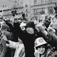 A group of young Americans protest and show displeasure by giving "the finger" during the inauguration of President Richard Nixon, Washington, DC, January 18-21, 1968. (Photo: David Fenton/Getty Images)